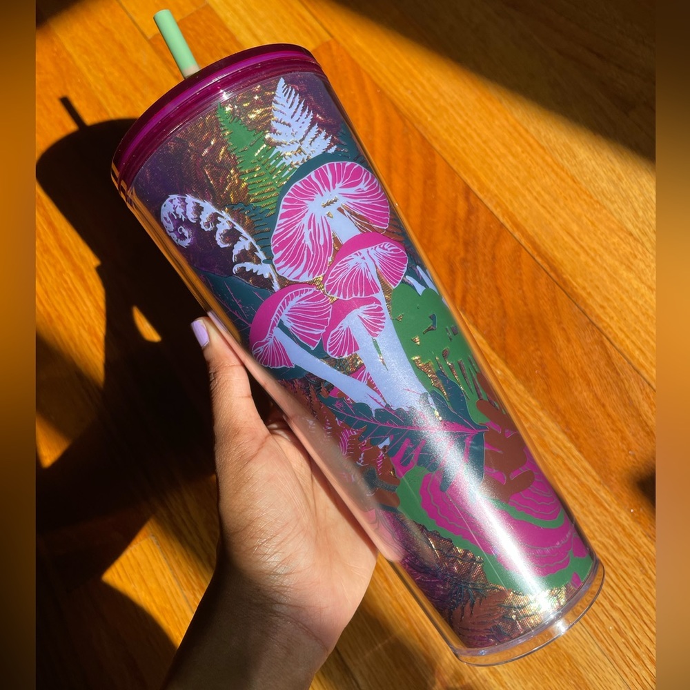 Starbucks Mushroom Foil Cold Cup